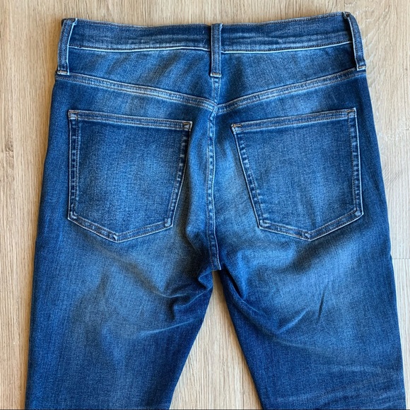 J. Crew 9" High-Rise Toothpick Skinny Jeans in Kent Wash Size 30 - Picture 6 of 8